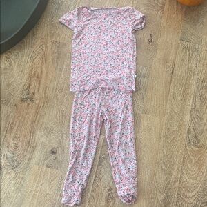 Post Peanut Floral Pink Pajama Set
